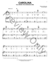 Carolina piano sheet music cover
